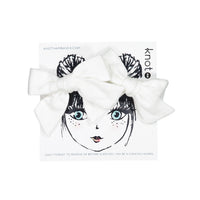 Knot Hairbands  White Tidal Tee Bow Set