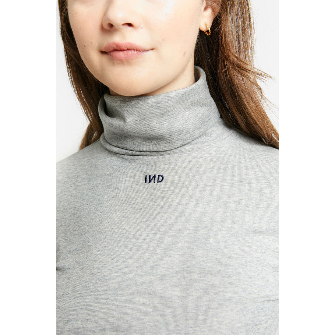 Indee Grey Melange Timeless T-Shirt