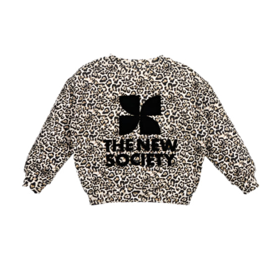 The New Society Nelia Print TNS Logo Sweatshirt