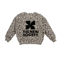 The New Society Nelia Print TNS Logo Sweatshirt