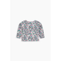 The New Society Ashby Print TNS Logo Rib Baby Tee