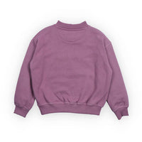 The New Society Grape Bliss TNS Logo Rib Collar Sweatshirt