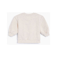The New Society Whisper White Melange TNS Logo Baby Sweatshirt