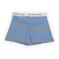 The New Society  Summer Midnight Mini Stripes TNS Rib Short