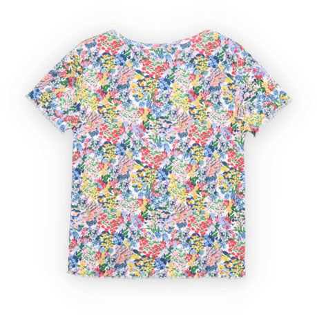 The New Society  Verbena Print TNS Rib Tee