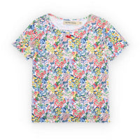 The New Society  Verbena Print TNS Rib Tee