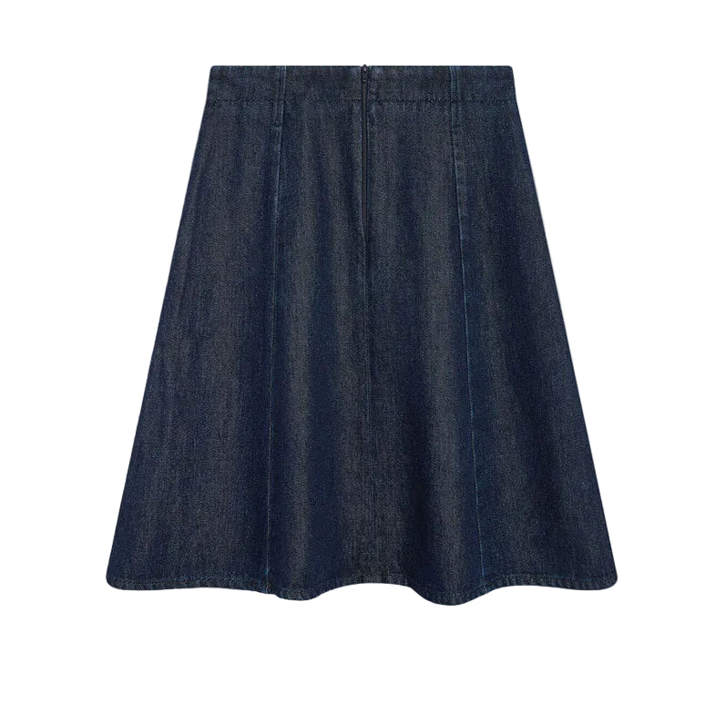 The New Society Dark Blue Denim TNS Tencel Special Skirt