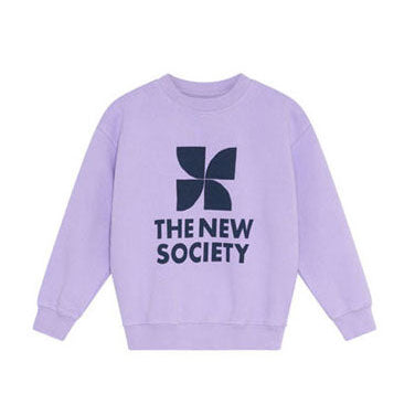 The New Society Violet Tulip TNS Logo Sweatshirt