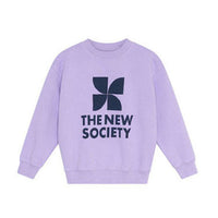 The New Society Violet Tulip TNS Logo Sweatshirt