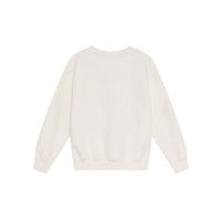 The New Society Whisper White Smiley Sweatshirt