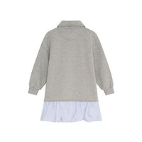 The New Society Mid Grey Melange Ash Dress
