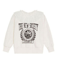 The New Society Whisper White Row Sweatshirt