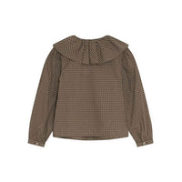 The New Society Wander Check Blouse