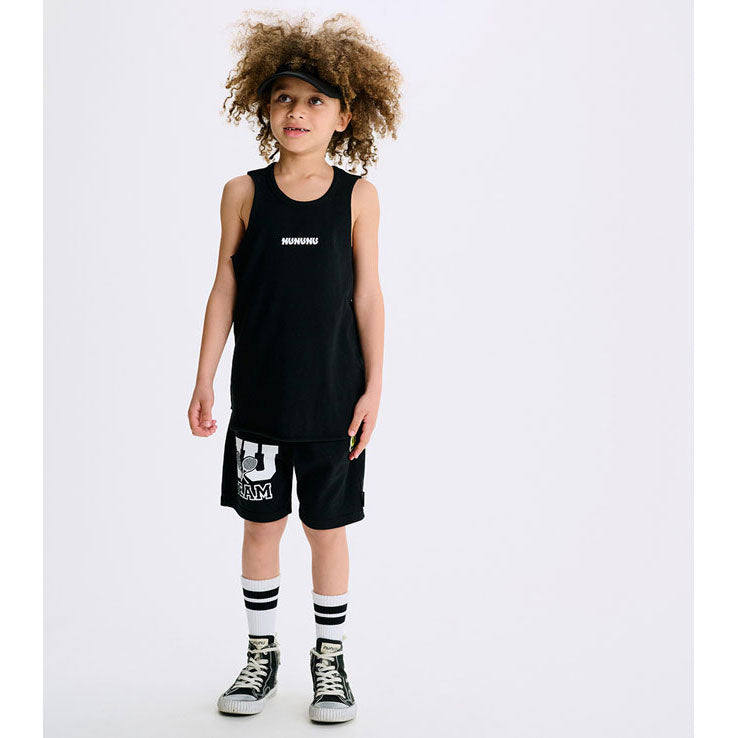 Nununu Black Tennis Shorts
