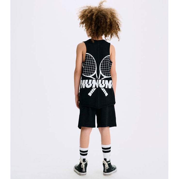 Nununu Black Tennis Shorts