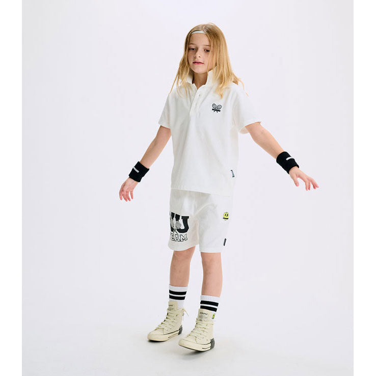 Nununu White Tennis Shorts