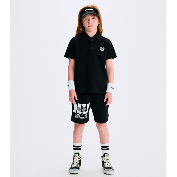 Nununu Black Polo Shirt
