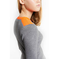 Indee Grey Melange Together Pullover