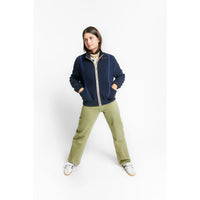 Indee Navy Tokyo Zip Sweater
