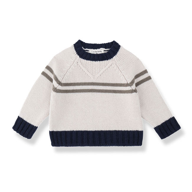 1+ In The Family Rice Tornio Baby Sweater