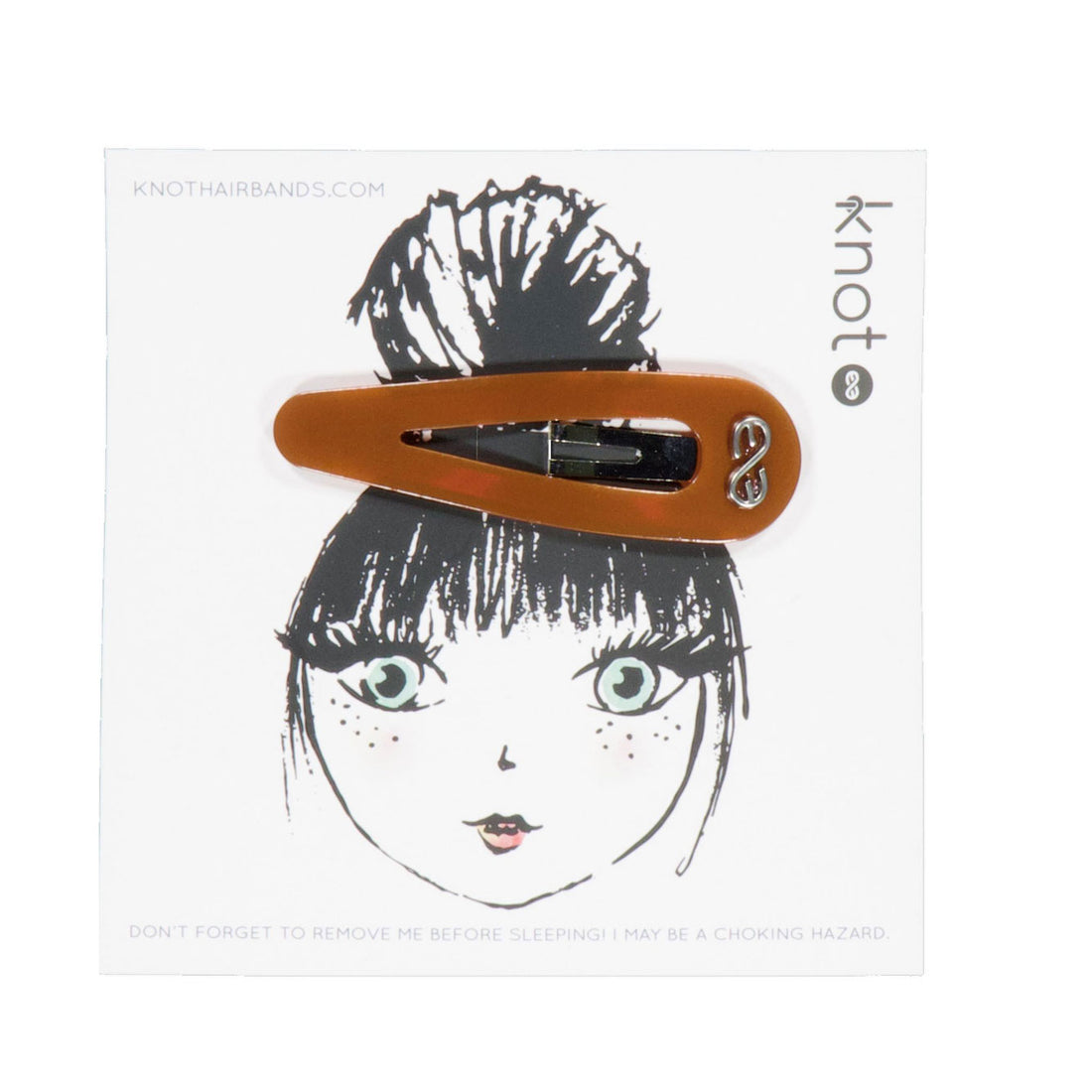 Knot Hairbands Sparrow Tortoise Jumbo Snap Clip