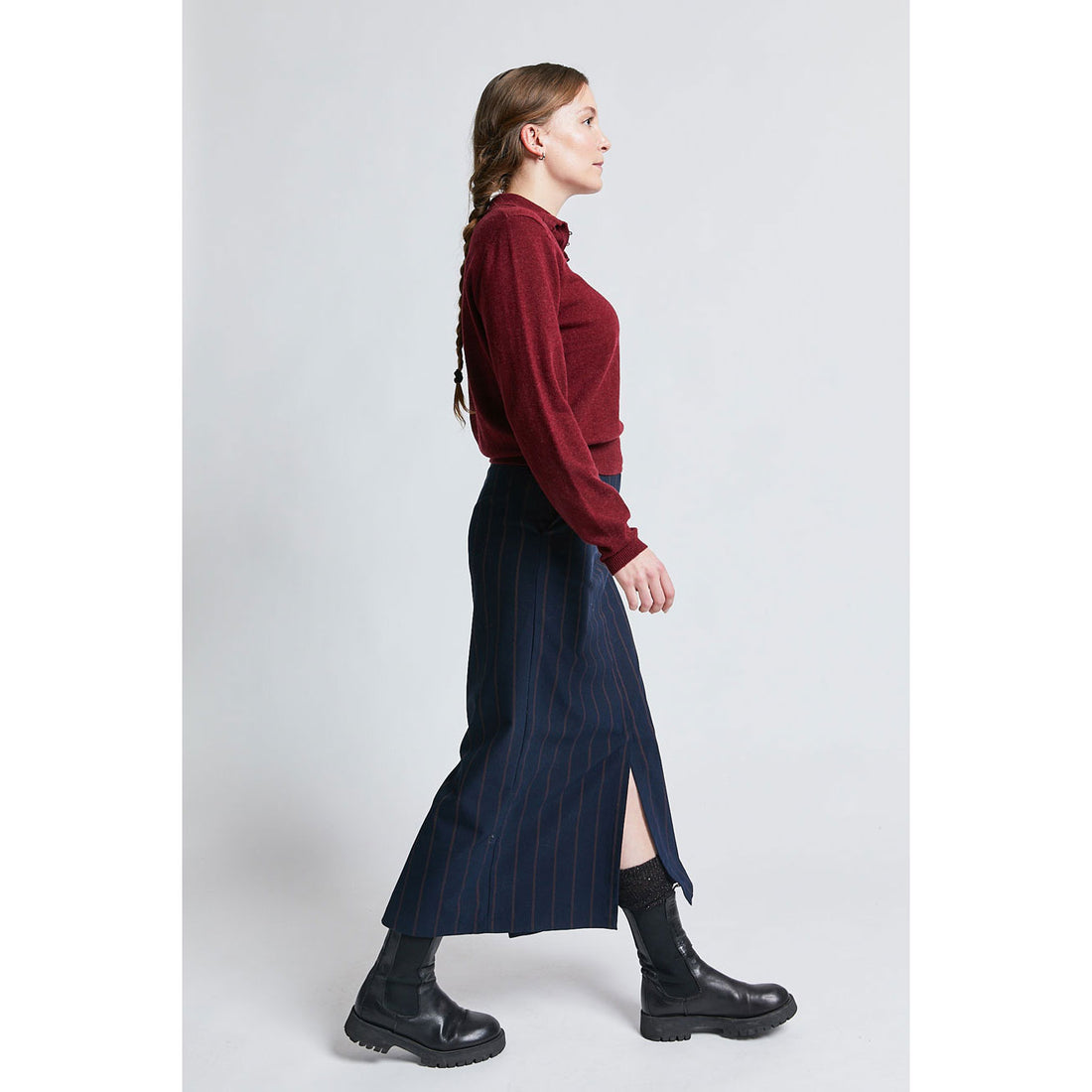 Indee Navy Treviso Skirt