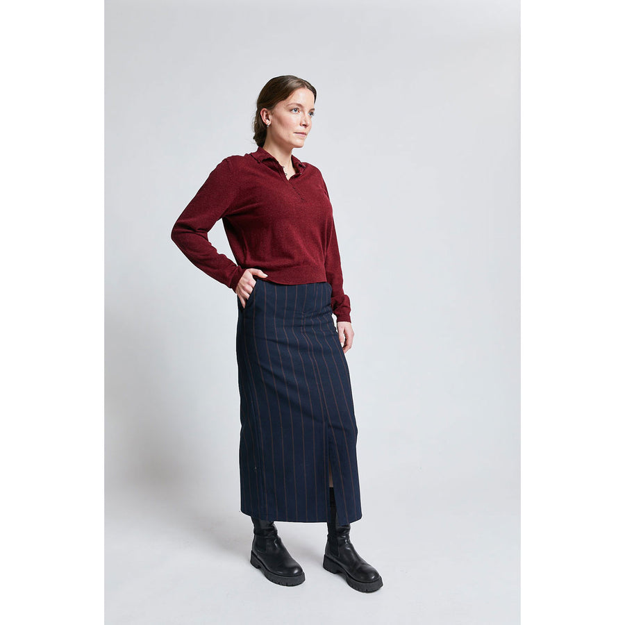 Indee Navy Treviso Skirt