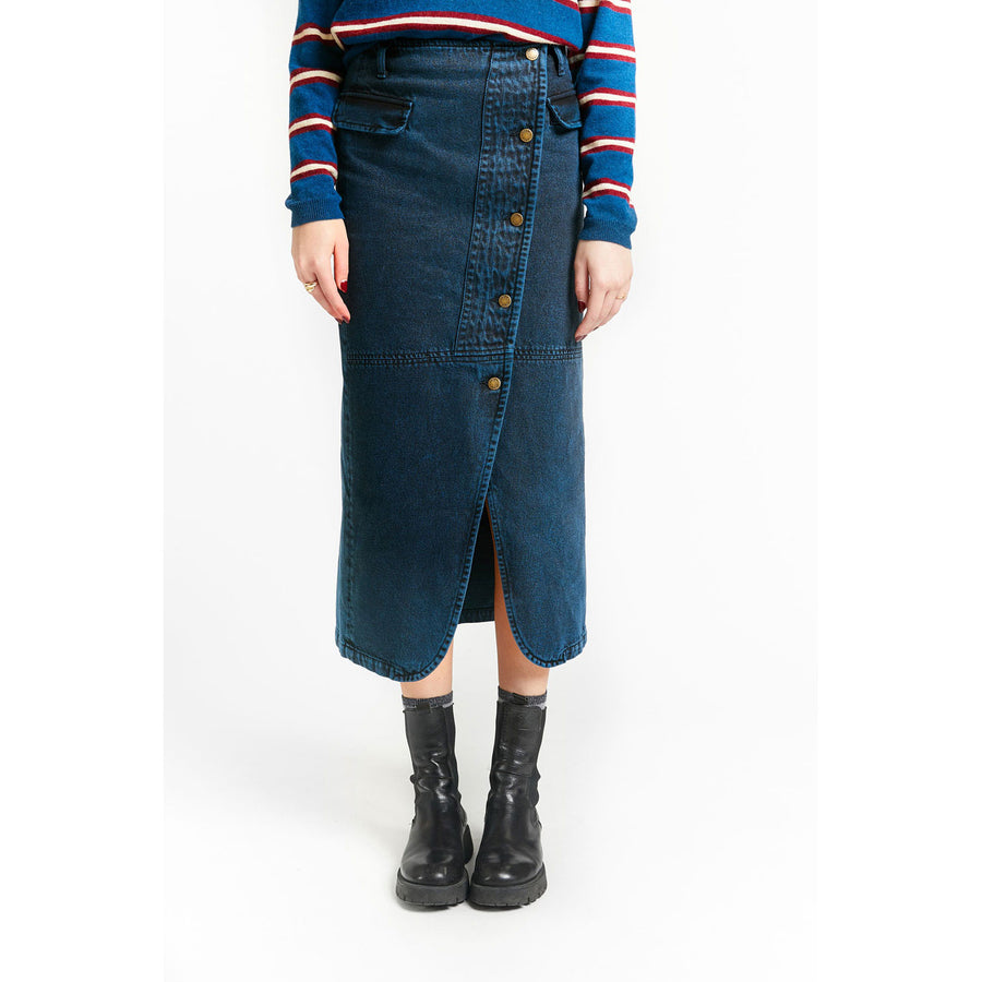 Indee Blue Black Trust Skirt