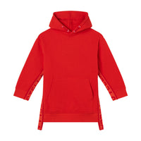 Stella Mccartney Red Fleece Active Hooded Dress