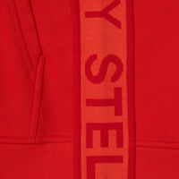 Stella Mccartney Red Fleece Active Hooded Dress