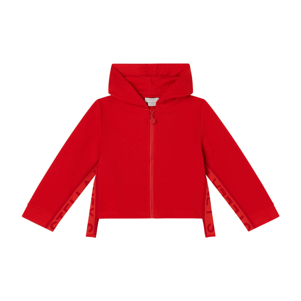 Stella Mccartney Red Active Zip Up Hoodie
