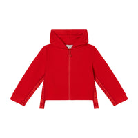 Stella Mccartney Red Active Zip Up Hoodie