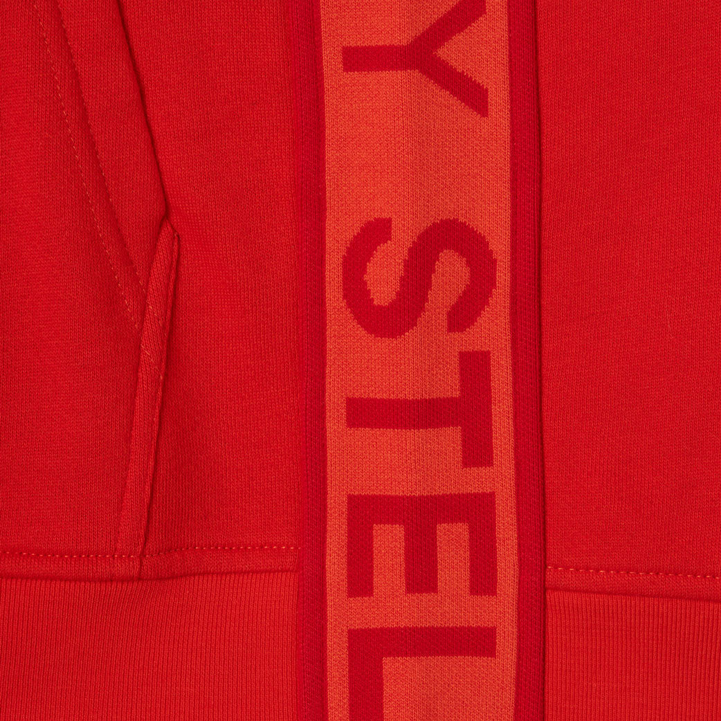 Stella Mccartney Red Active Zip Up Hoodie