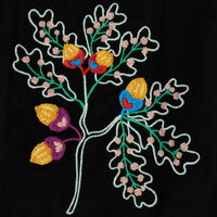 Stella Mccartney BlackFlowers Embroidery Skirt