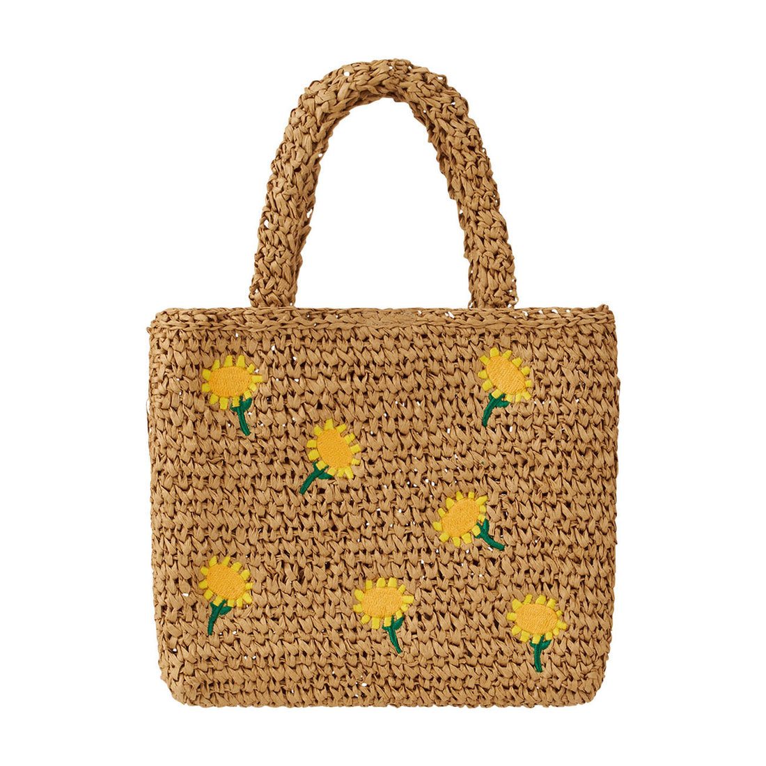 Stella Mccartney Beige Raffia Tote Bag