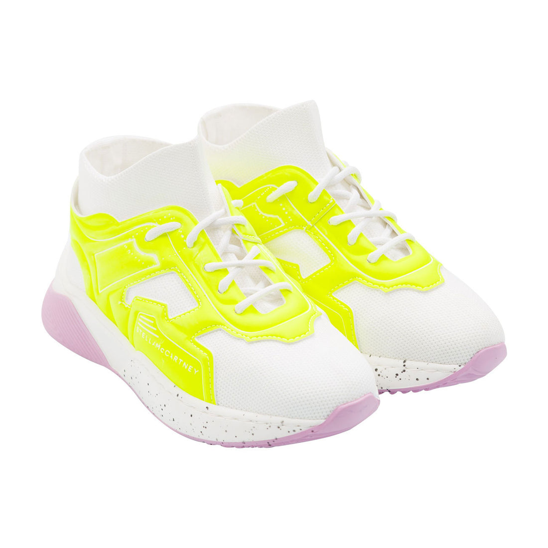 Stella Mccartney White Knit Sock Active Trainers