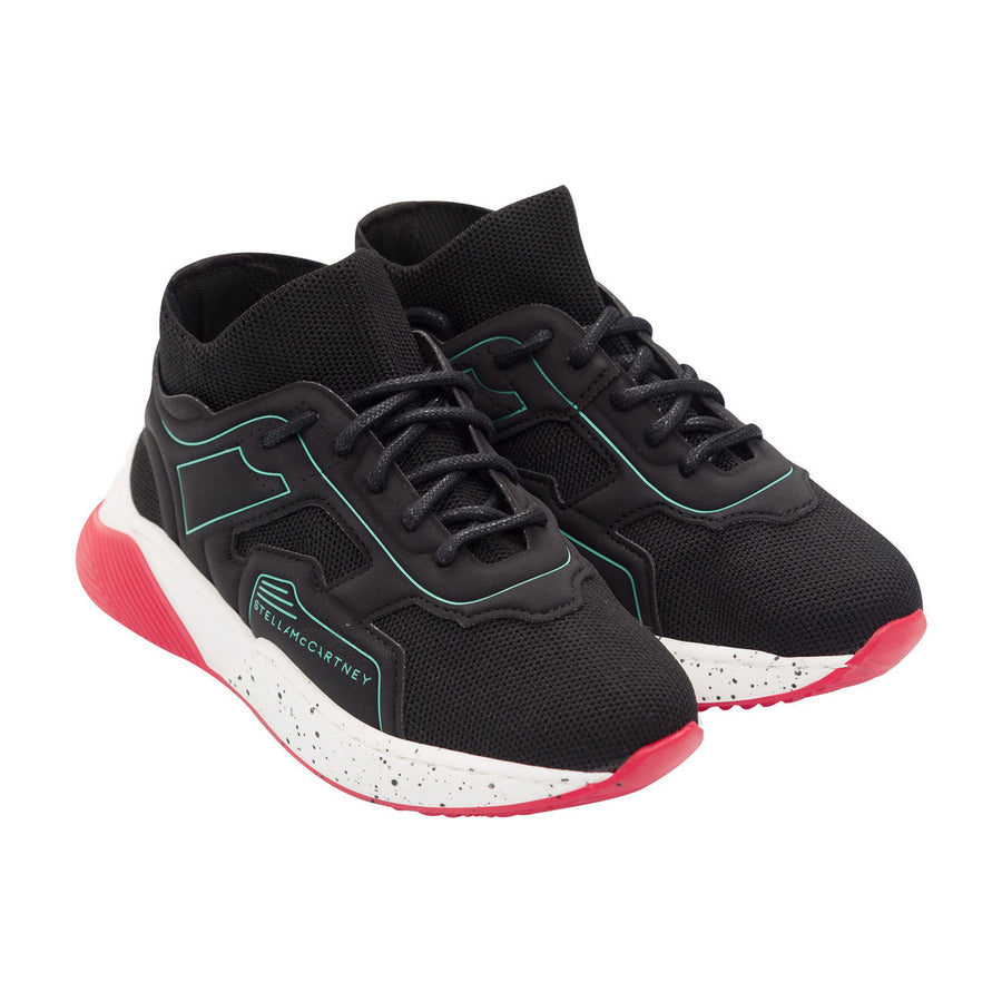 Stella Mccartney Black Knit Sock Active Trainers