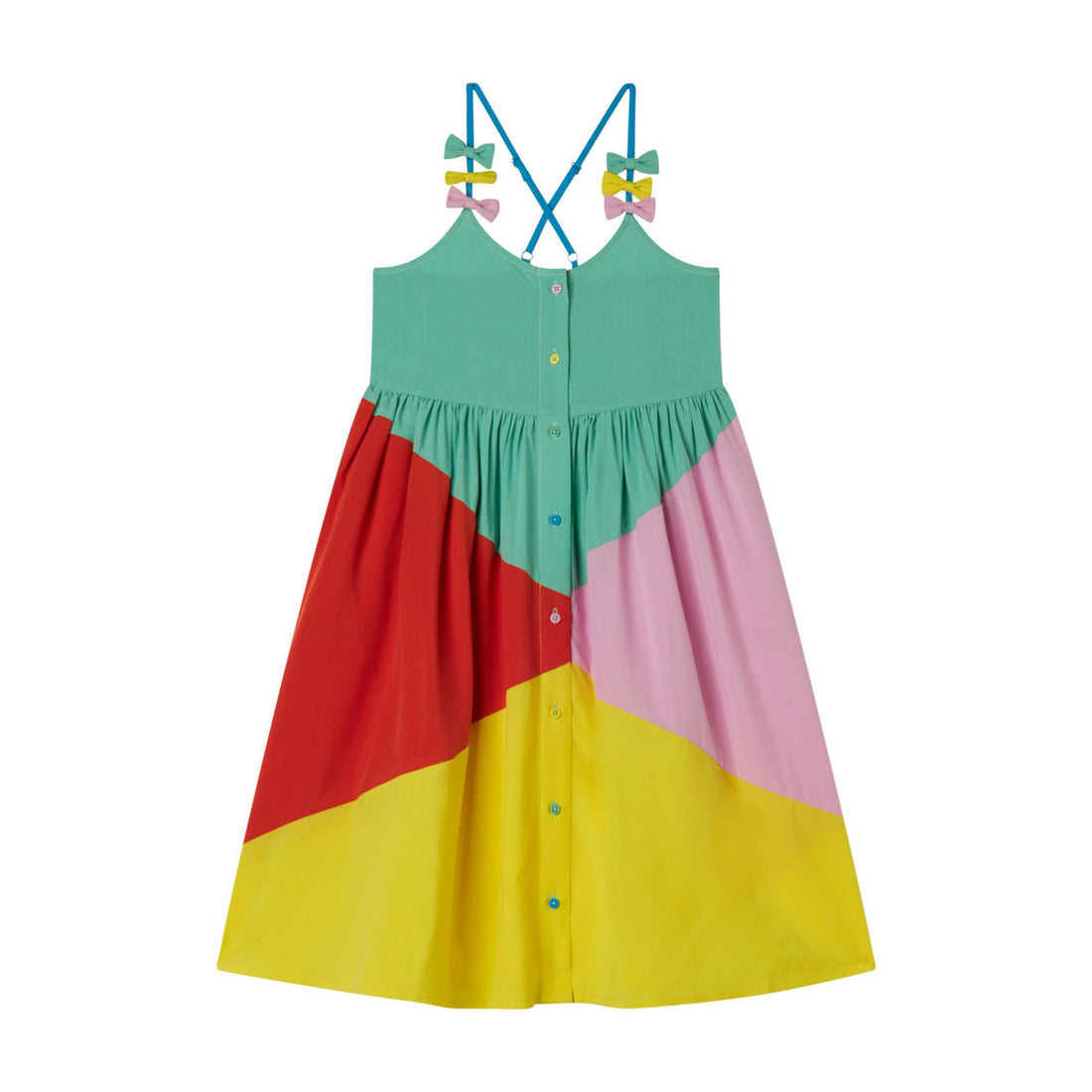 Stella Mccartney Multi Colorblock Dress