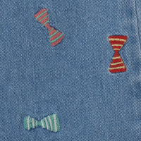Stella Mccartney Blue Bows Denim Dress