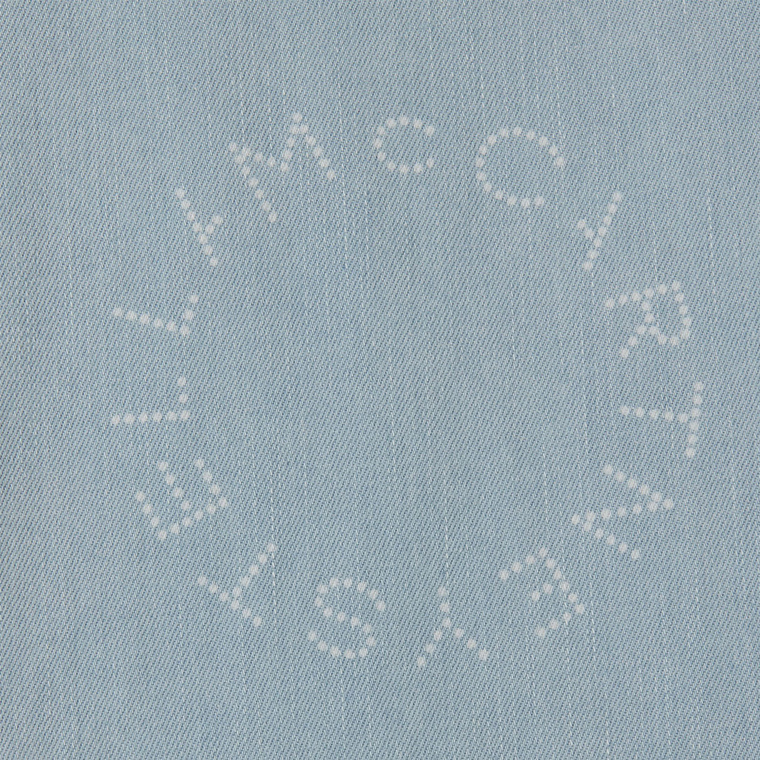 Stella Mccartney Blue Denim Logo Dress