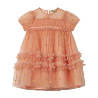 Stella Mccartney Pink Sunflowers Tulle Dress