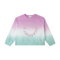 Stella Mccartney Multi Tie Dye Logo Disk Sweatshirt