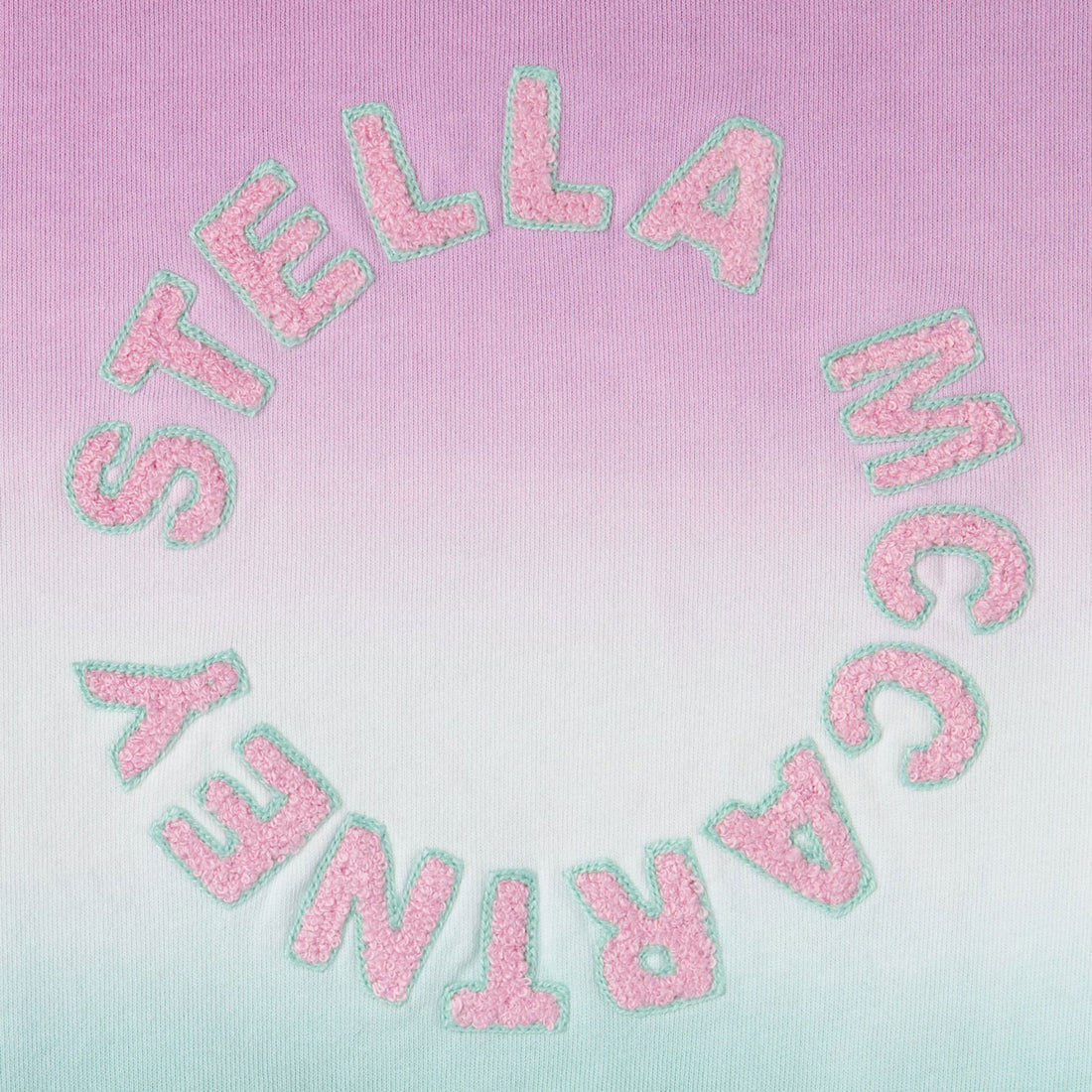 Stella Mccartney Multi Tie Dye Logo Disk Sweatshirt