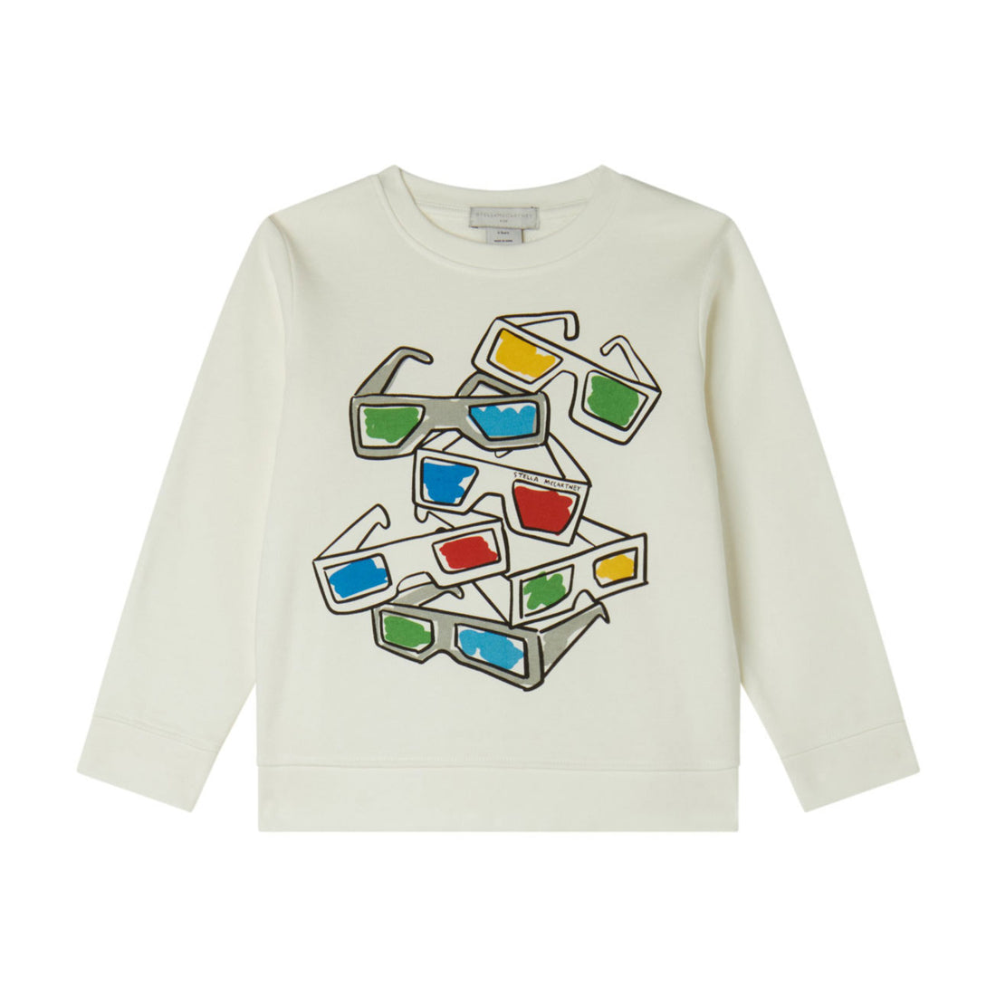 Stella McCartney Kids Stella Rocks-print cotton sweatshirt - Red