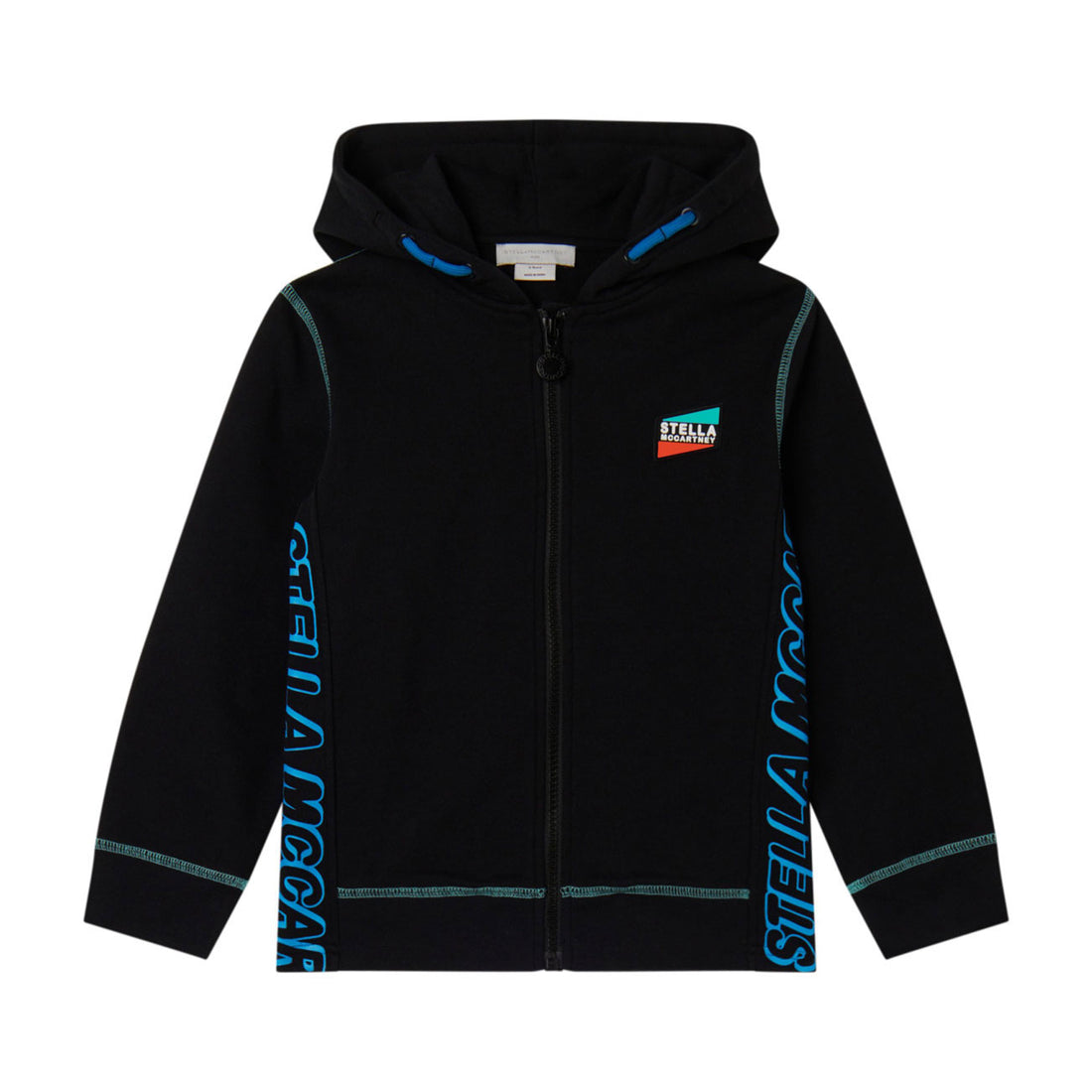 Stella Mccartney Black Active Zip Up Hoodie