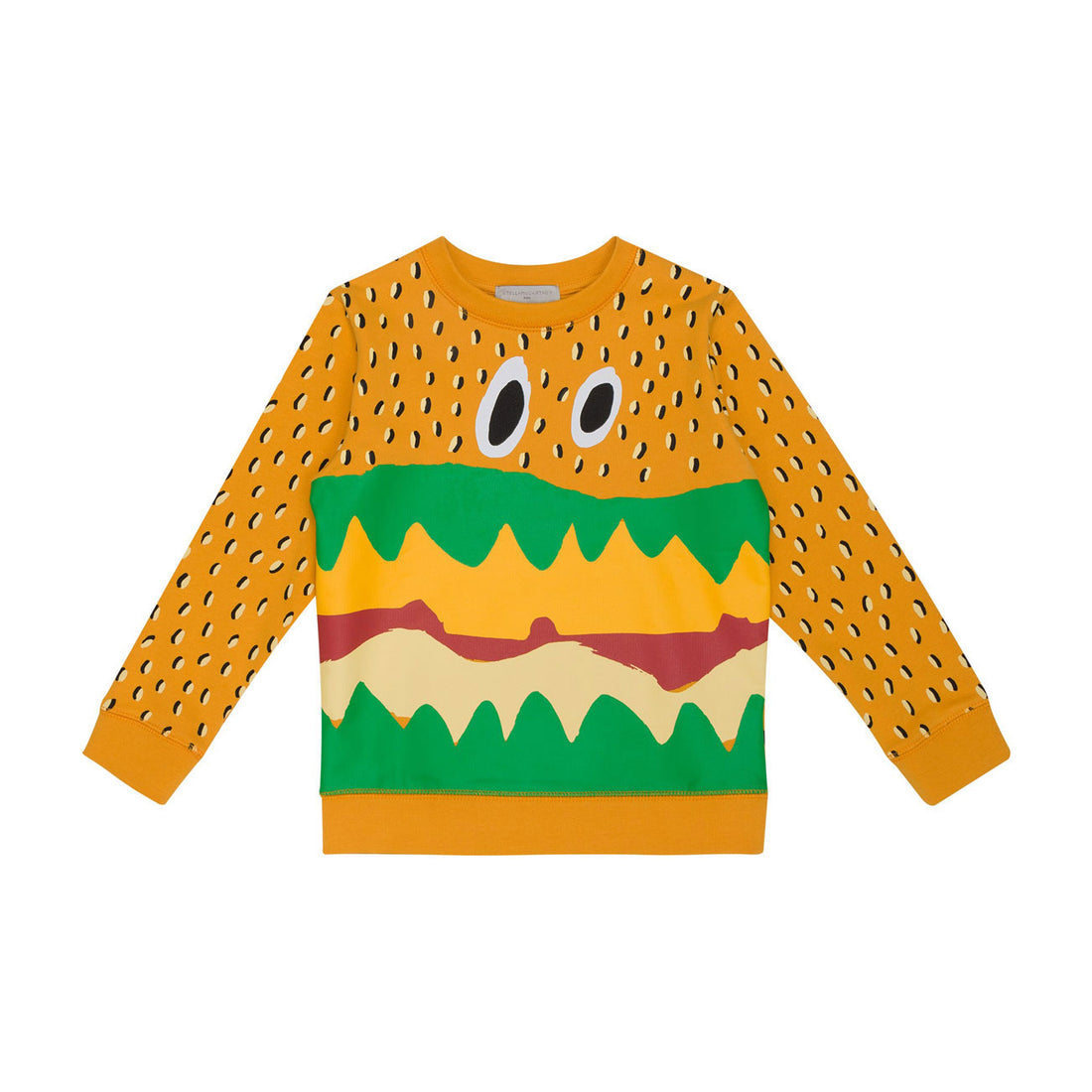 Stella Mccartney Yellow Burger Sweatshirt