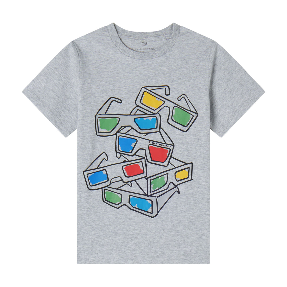 Stella Mccartney Grey Sunglasses Print Tee