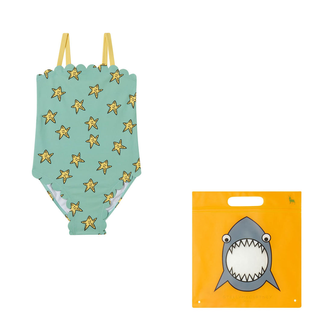 Stella Mccartney Green Starfish Swimsuit