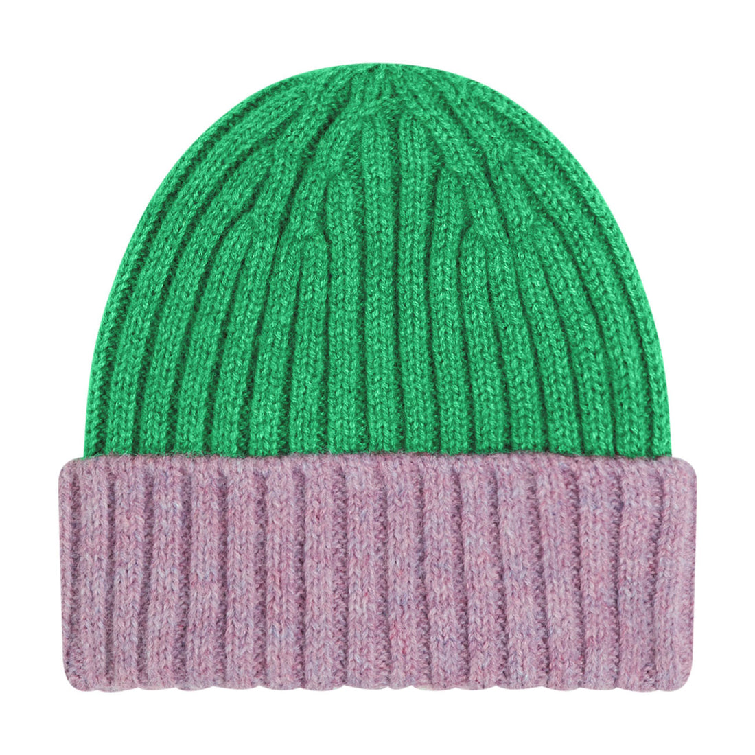Stella McCartney Green Pink Colorblock Beanie – Ladida display picture 1