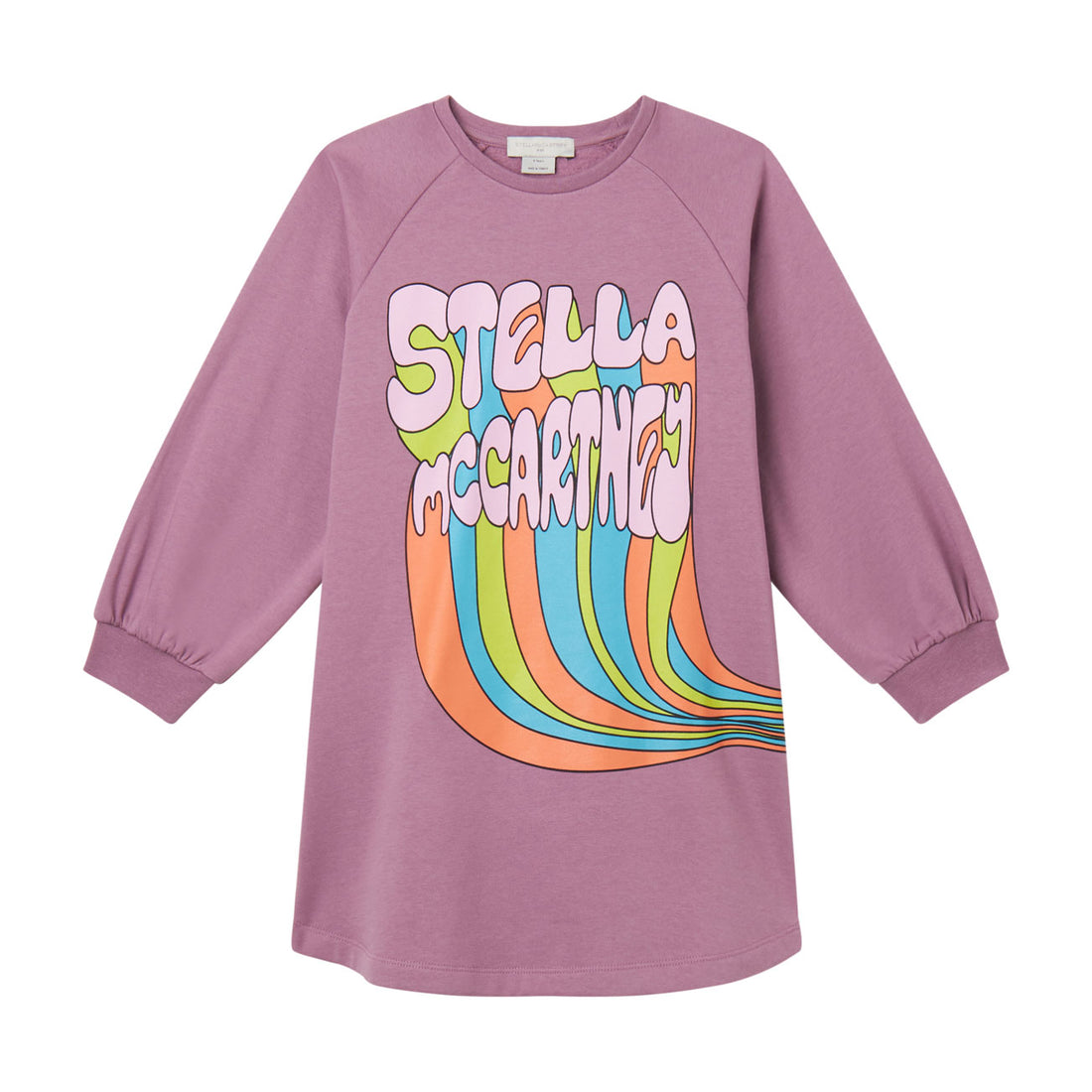 Stella McCartney  Pink Cosmic Rainbow Fleece Dress